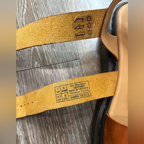 Dr. Martens GRYPHON Analine sandals unisex woman’s size 9 men’s size 8 - Picture 7 of 16